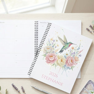 Agenda Regalo de graduación para maestro flores silvestre