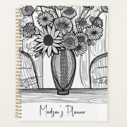 Agenda Regalo de graduación por su arte floral sin fecha