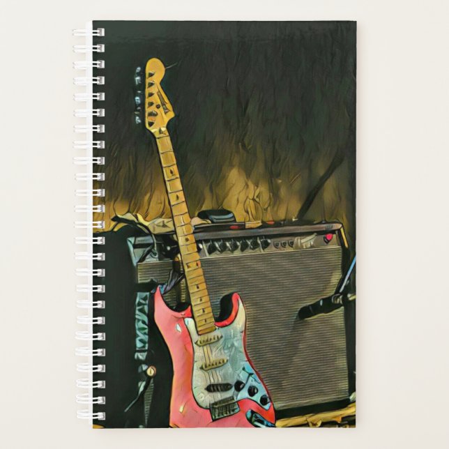 Agenda Regalo de guitarra acústica (Anverso)