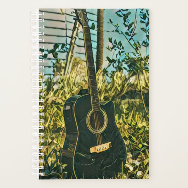 Agenda Regalo de guitarra para guitarrista (Anverso)