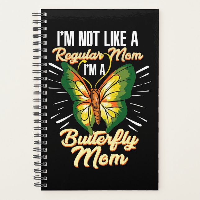 Agenda Regalo de mamá mariposa, regalo de cumpleaños de m (Anverso)