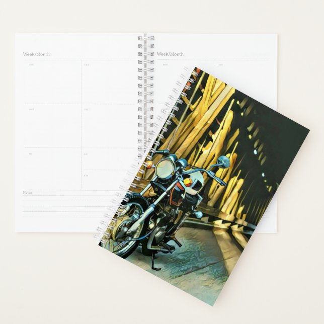 Agenda Regalo de motocicleta de época (Demostración)