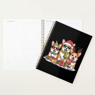 Agenda Regalo de Navidad para mamá amante de perros Corgi