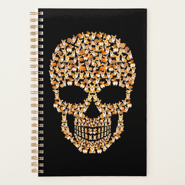 Agenda Regalo de perro | Halloween De Los Amantes De Corg (Anverso)