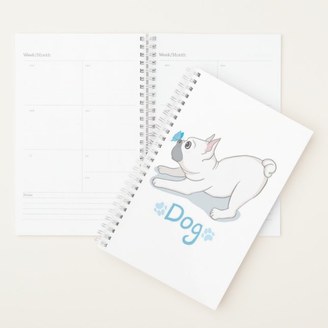 Agenda Regalo de perro lindo | Perro gracioso con maripos (Demostración)