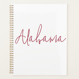 Agenda Regalo de recuerdo de viaje por Alabama