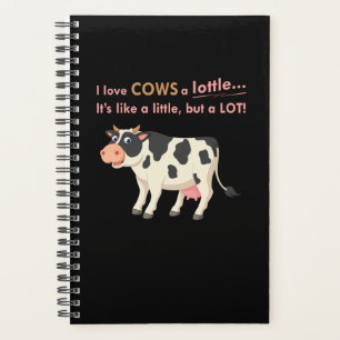 Agenda Regalo de vaca   Amo A Las Vacas Como Lottle