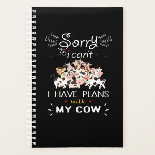 Agenda Regalo de vaca Siento Tener Un Plano Con Mis Vac
