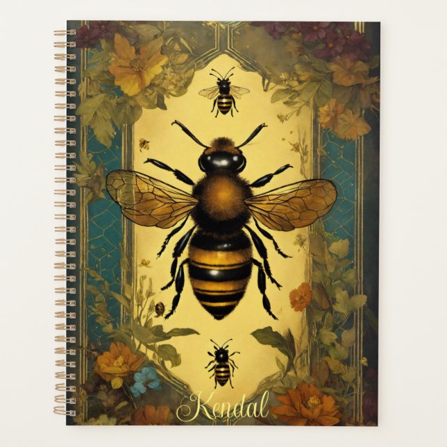 Agenda Regalo del apicultor de abejas de planificación pe (Anverso)