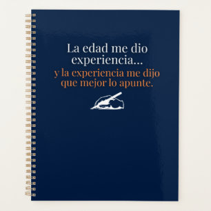 Agenda Regalo divertido en azul para alcalde