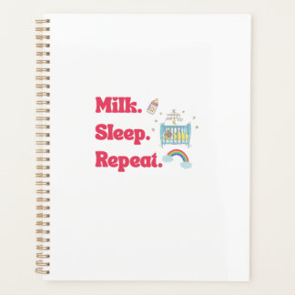 Agenda Regalo divertido para padres nuevos - "Leche. Dorm