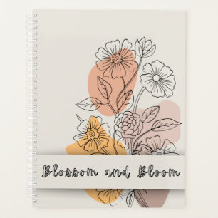 Agenda Regalo estético floral de su Planner