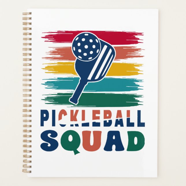 Agenda Regalo para jugadores de pickleball (Anverso)