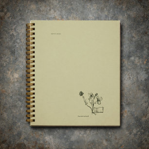 Agenda Regalo para lectores de jardín de academia oscura