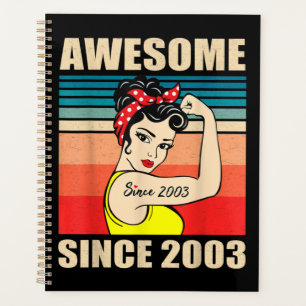 Agenda Regalo para mujeres de 18 años Vintage 18º cumplea