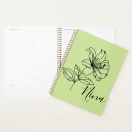 Agenda Regalo personalizado de flor de abeja de miel