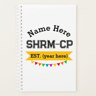 Agenda Regalo personalizado SHRM-CP de recursos humanos