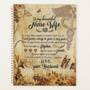 Agenda Regalos de enfermera esposa Carta A Mi Hermosa M
