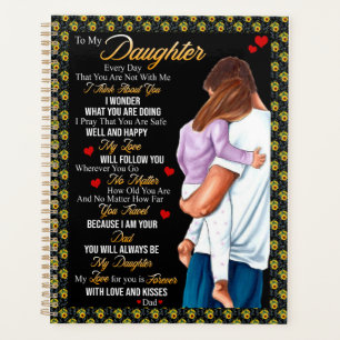Agenda Regalos para la hija Carta A Mi Hija De Papá