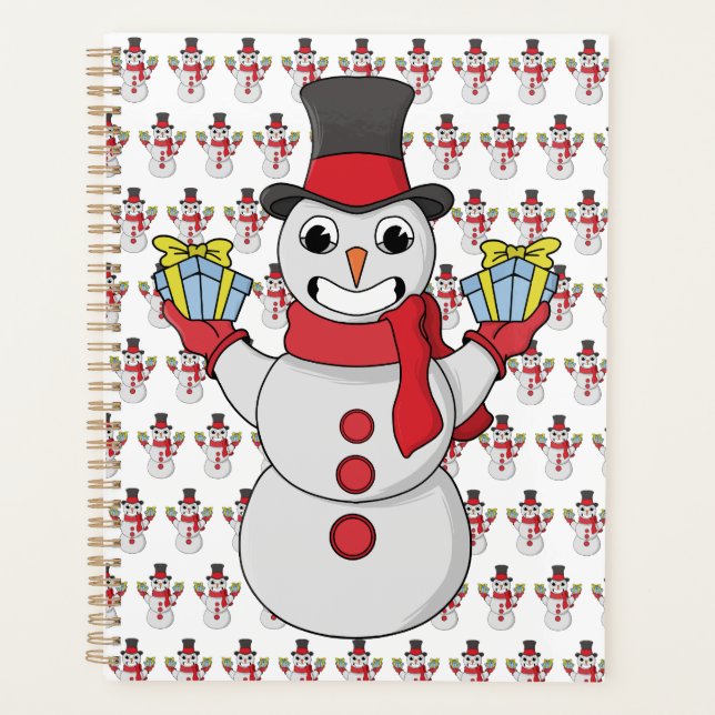 Agenda Regalos para ti de Snowman (Anverso)
