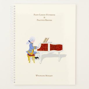 Agenda Registro de prácticas y lecciones de piano person