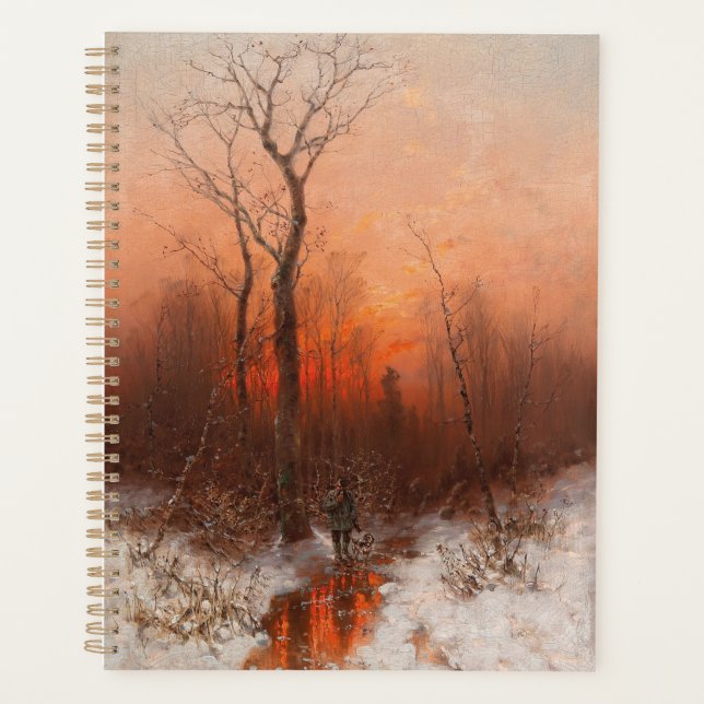 Agenda Regresando a casa al atardecer - Désiré Thomassin (Anverso)