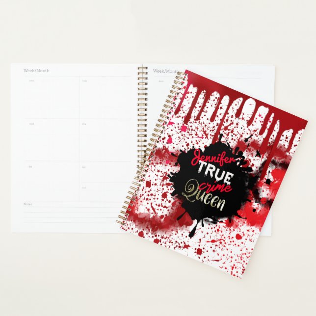 Agenda Reina del crimen verdadero personalizada (Demostración)