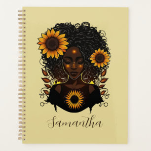 Agenda Reina del girasol mujer africana