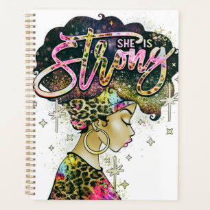 Agenda Reina negra Melanin Mujer de piel marrón Sista Mag