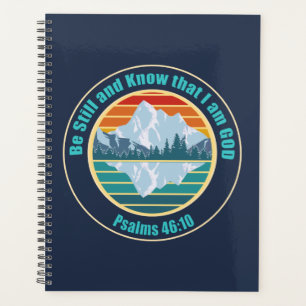 Agenda Remain quiet y sabe que soy Dios Camiseta de la Bi