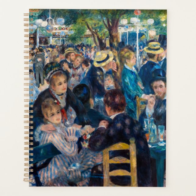 Agenda Renoir - Danza en Le Moulin de la Galette (Anverso)