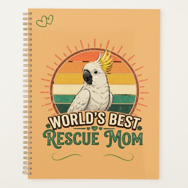 Agenda Rescate de Cacatúa Mamá Pájaro (Anverso)