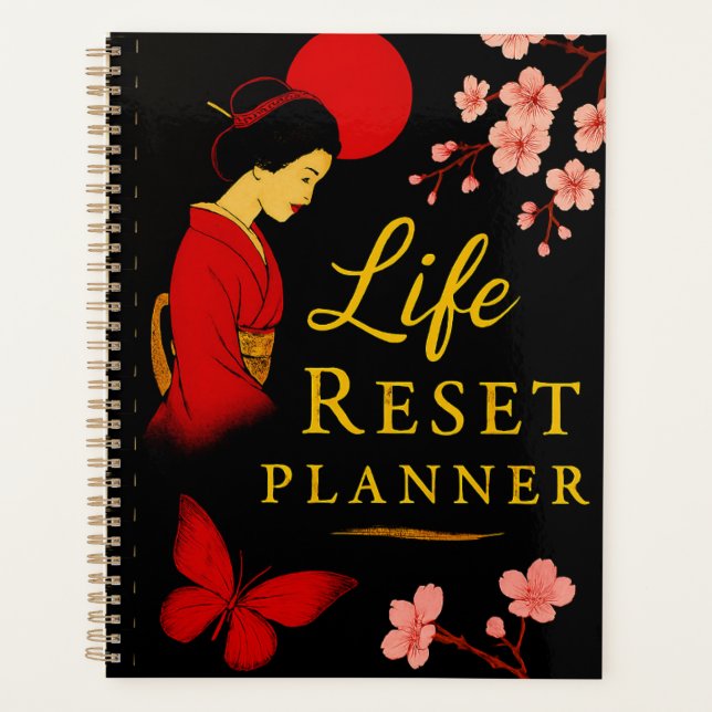 Agenda Reset your life - The Life Reset Planner  (Anverso)