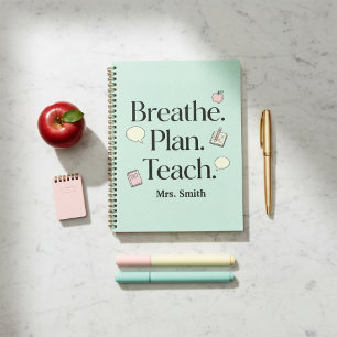 Agenda Respira. Planifica. Enseña. Personalizado para Mae