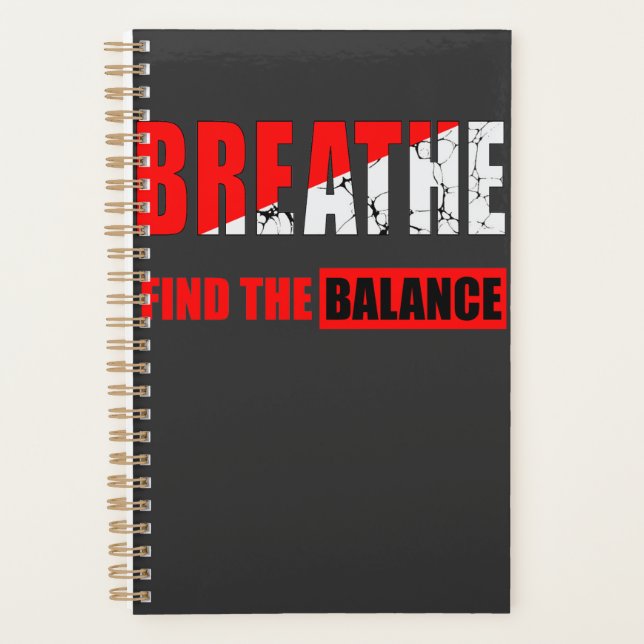 Agenda Respira y encuentra el equilibrio  (Anverso)