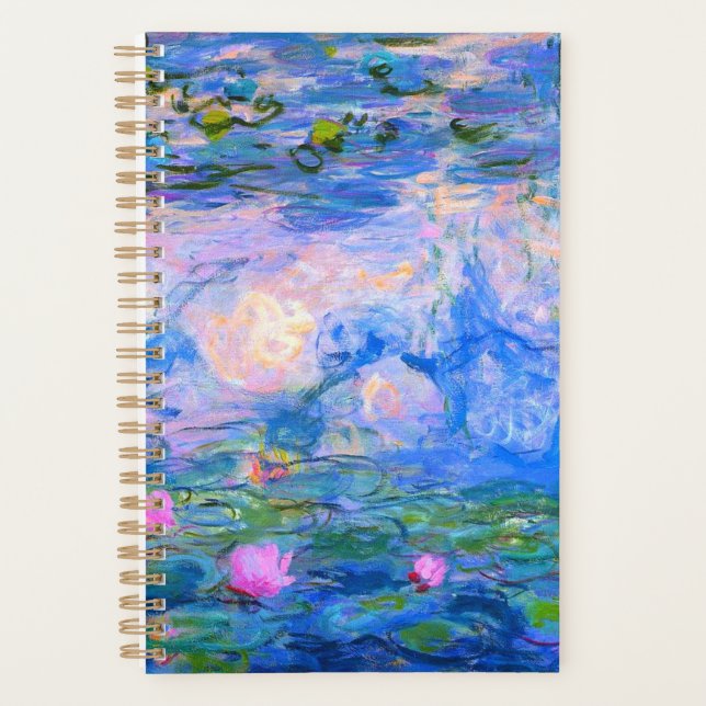 Agenda Restauración de Water Lilies Claude Monet (Anverso)