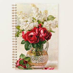 Agenda Restauración vintage de Lilacs Paul de Longpré