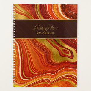 Agenda Resumen Agate Boda Hot Naranja ID827