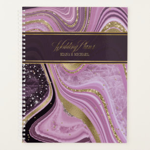 Agenda Resumen Agate Boda Mauve ID827