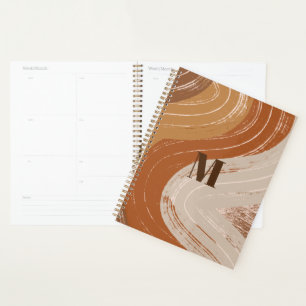 Agenda Resumen Boho Art , Earthy Tones Boho