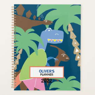Agenda Resumen breve jurásico Dino Dinosaurios niños az