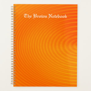 Agenda Resumen circular Naranja vibrante