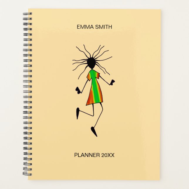 Agenda Resumen de arte africano, impresionante baile de r (Anverso)