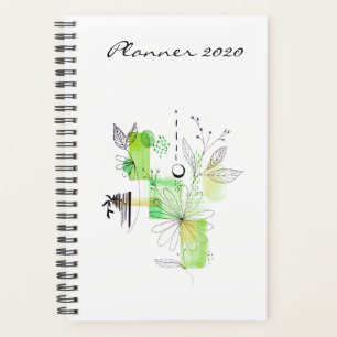 Agenda Resumen de arte verde del Modern Planner 2020