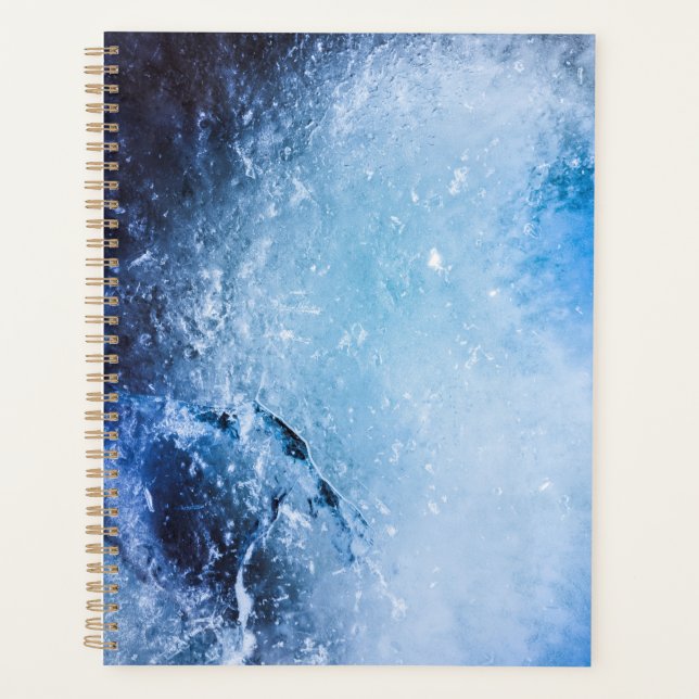 Agenda Resumen de fotos de arte helado (Anverso)