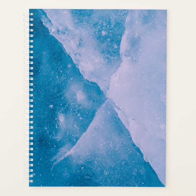 Agenda Resumen de la foto de superficie de hielo de arte (Anverso)