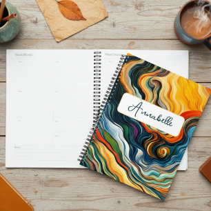 Agenda Resumen de las ondas de color del arte moderno