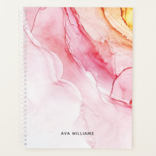 Agenda Resumen de pinturas rosadas modernas