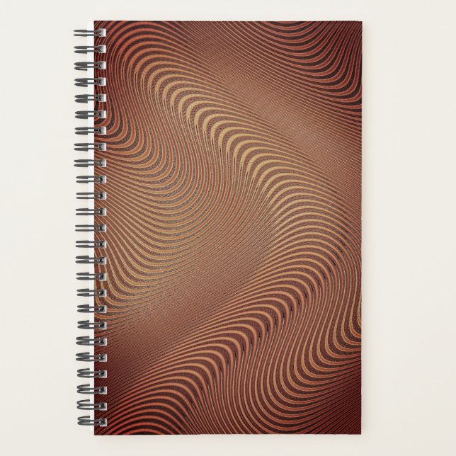 Agenda Resumen de Wavy Art Planner (Anverso)