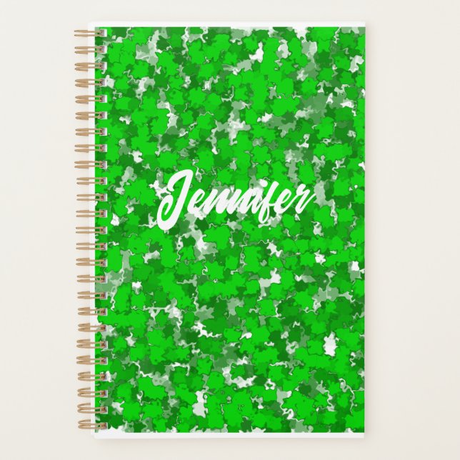 Agenda Resumen Diseño de Arte Diseño Folleto Verde (Anverso)